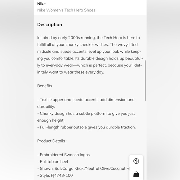 Nike Women's Tech Hera Shoes 6 - Picture 6 of 14